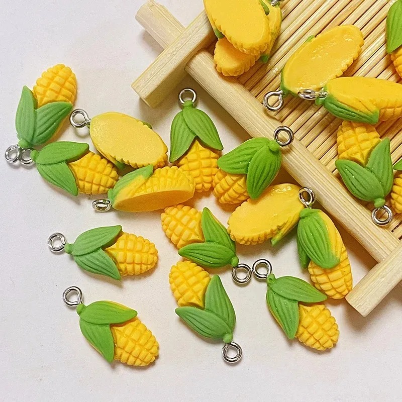 Resin Art Supplies - 20 stuks grappige mini maïs groente