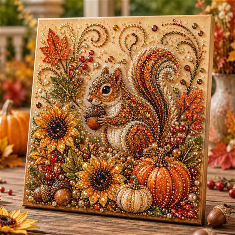 Resin Art For Beginners - Herfst Diamant Parel Schilderkit Herfst Parel