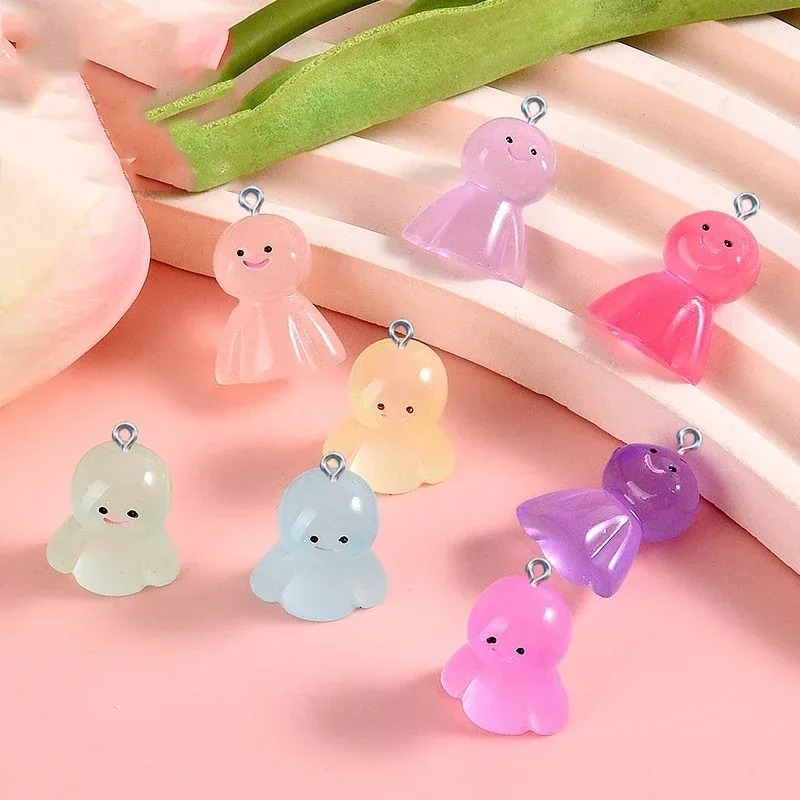 Resin Art Supplies - 10 stuks Glow In Dark Cartoon