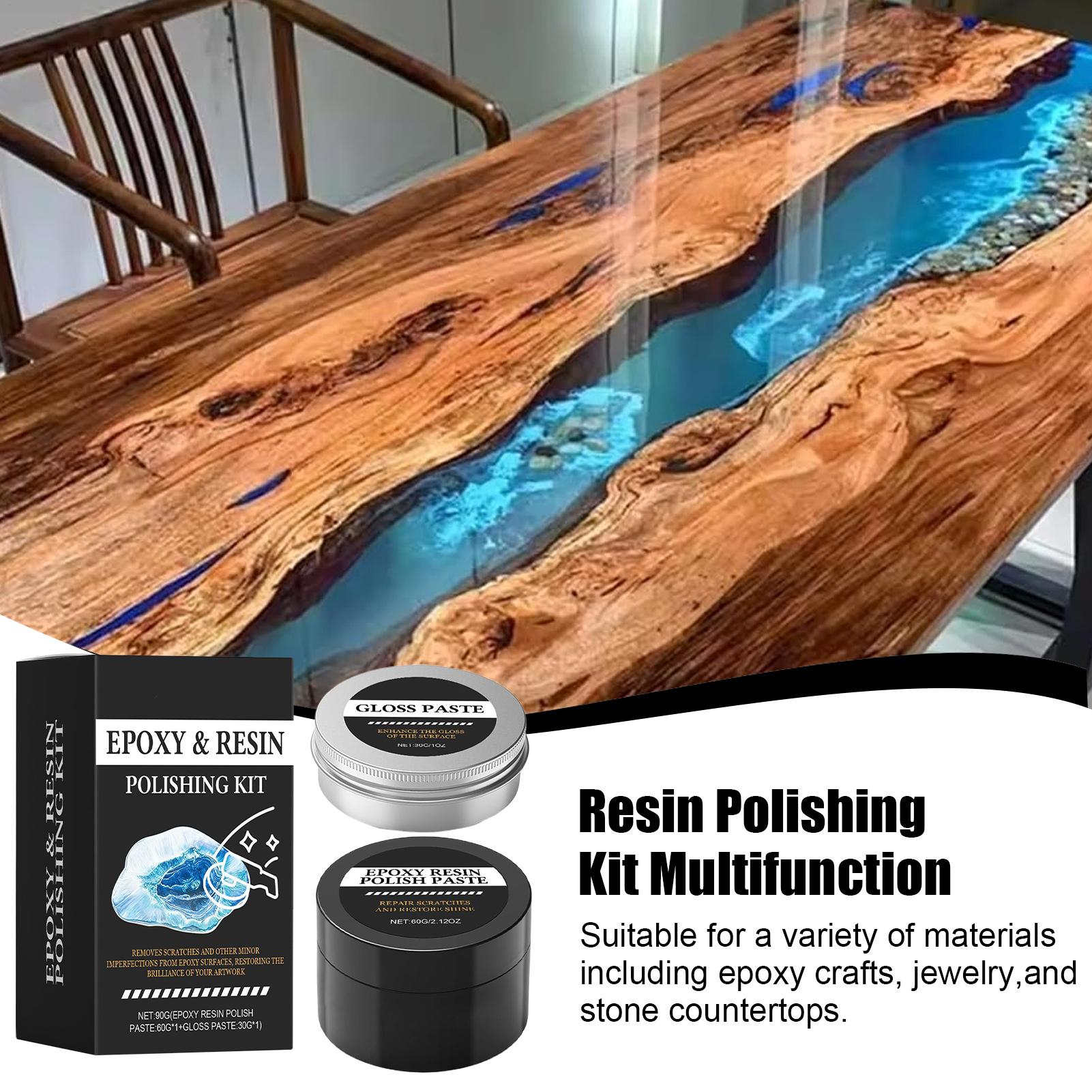 Resin Art For Beginners - Epoxyhars Polijstset - Romige krasverwijderende compound