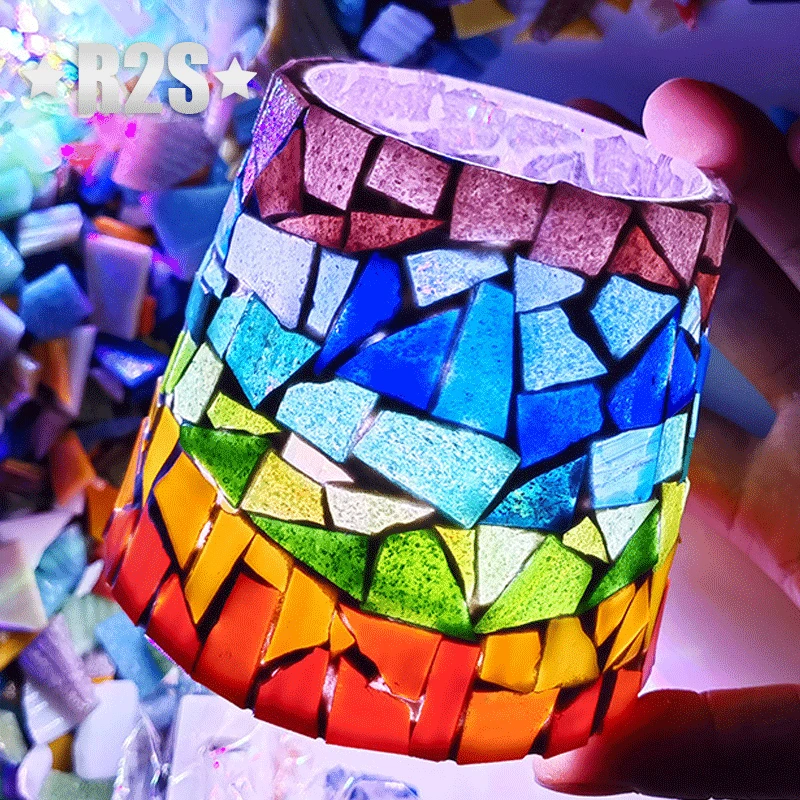 Resin Art Coasters - 100g Mozaïektegels Gebrandschilderd Glas Mozaïek DIY