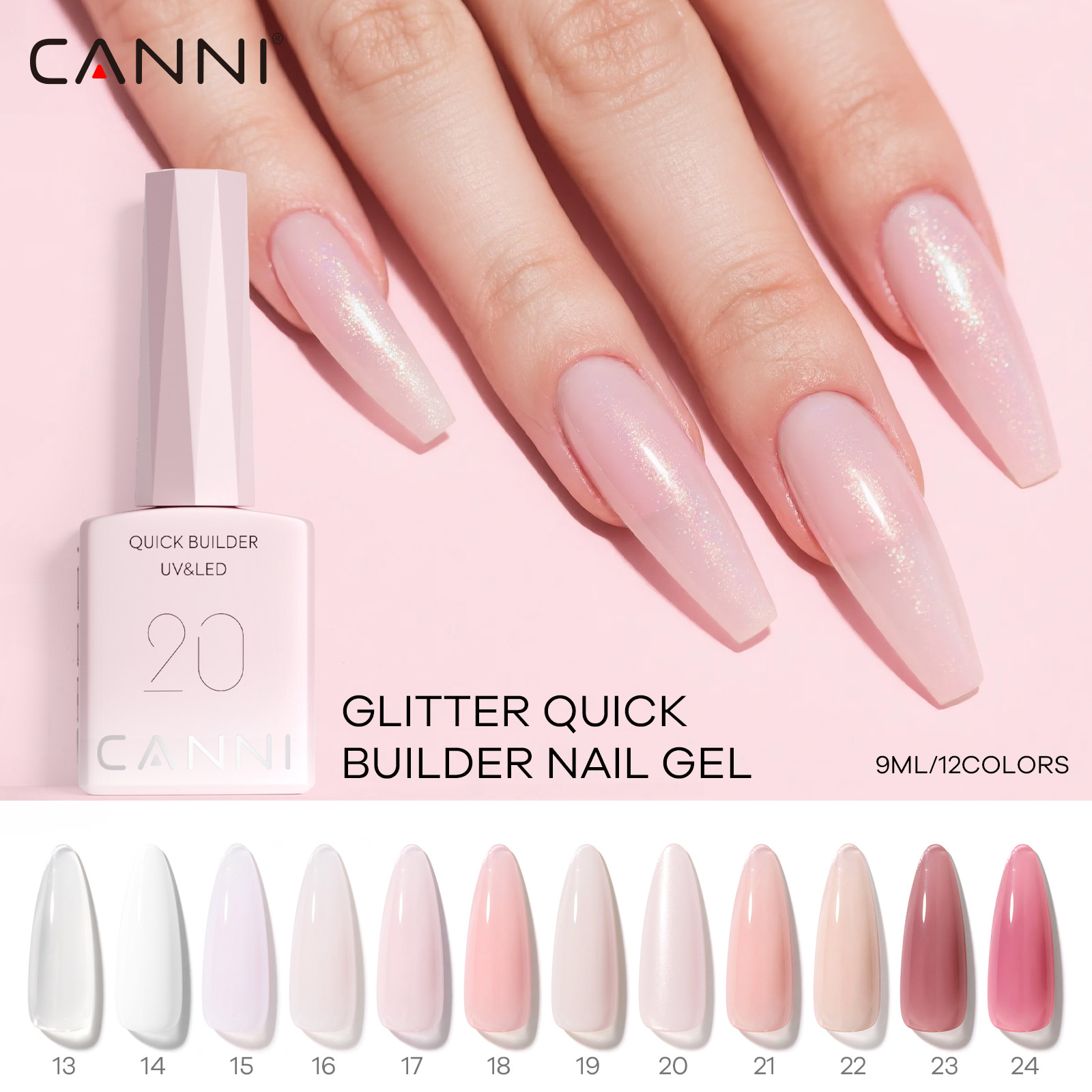 Resin Art Use - CANNI UV-bouwgel Snelle bouwer-nagelgel in fles