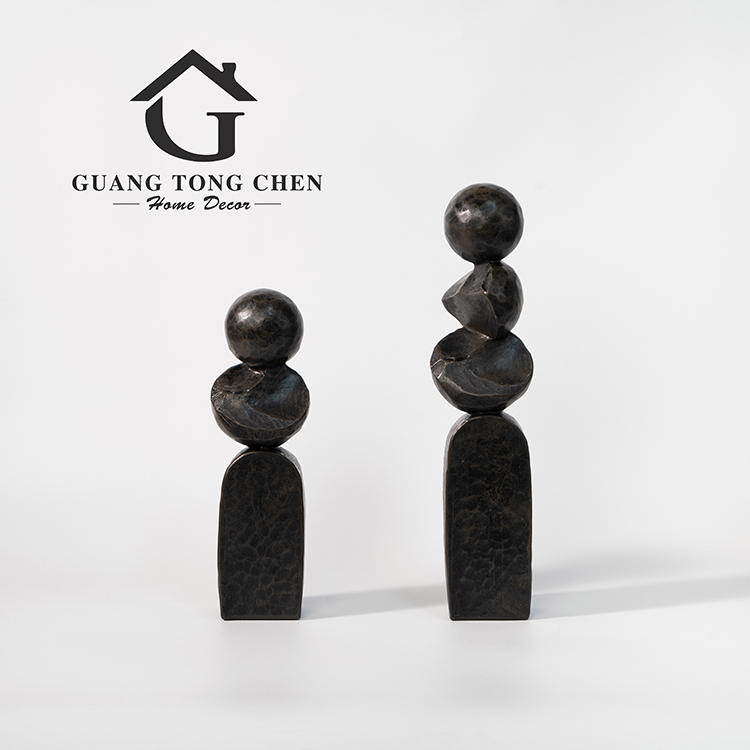 Resin Art Decoration Items - Moderne Art Deco harskunst geometrische interieurtafelkast
