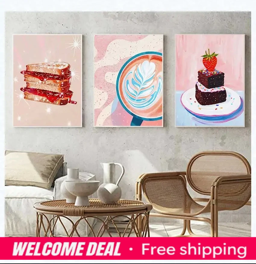 Resin Art Wall Decor - 2026 frameloze Hot Cocoa Coffee Fashion