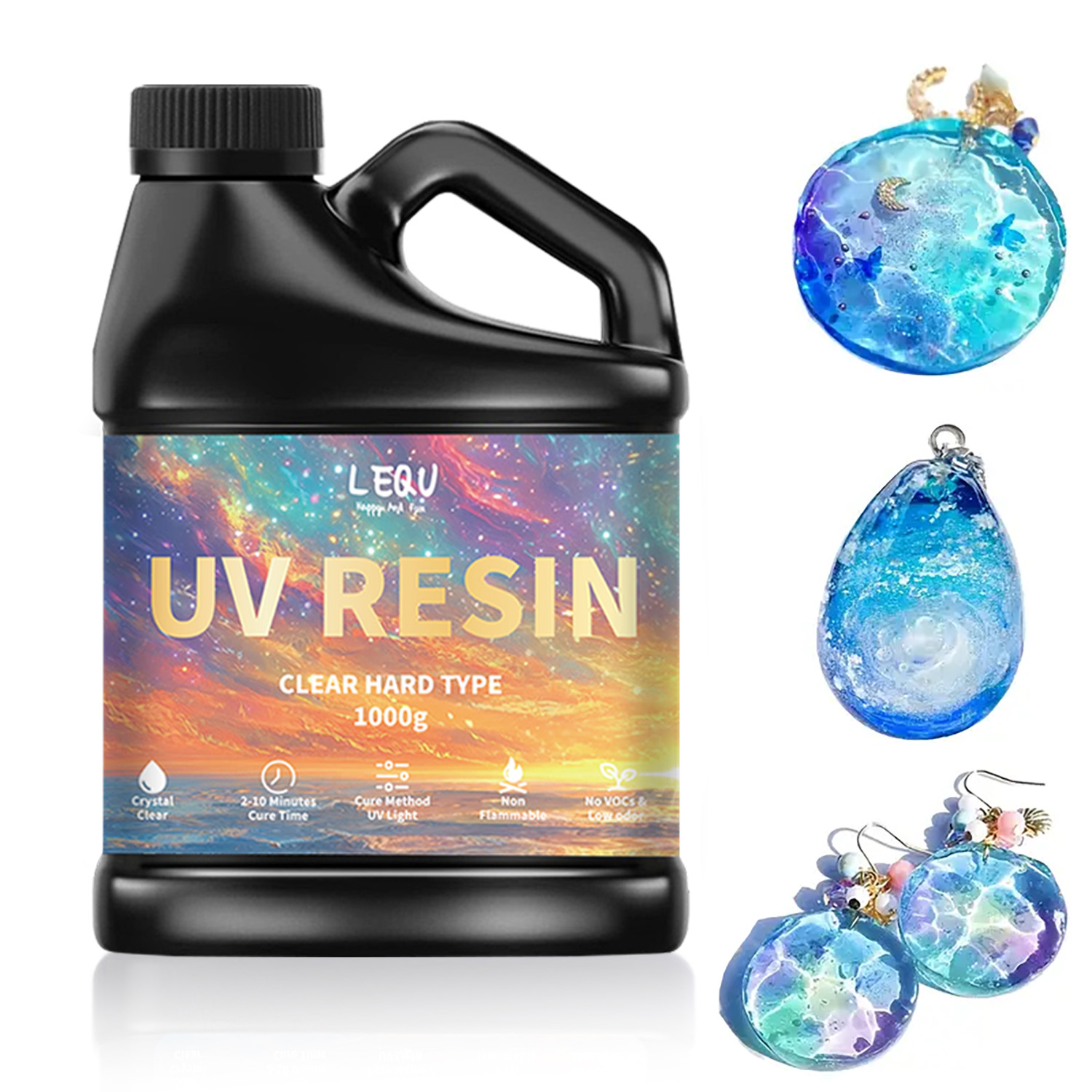 Resin Art Jewellery - 100/200/500/1000g UV Epoxyharslijm Hoge helderheid Sneldrogende
