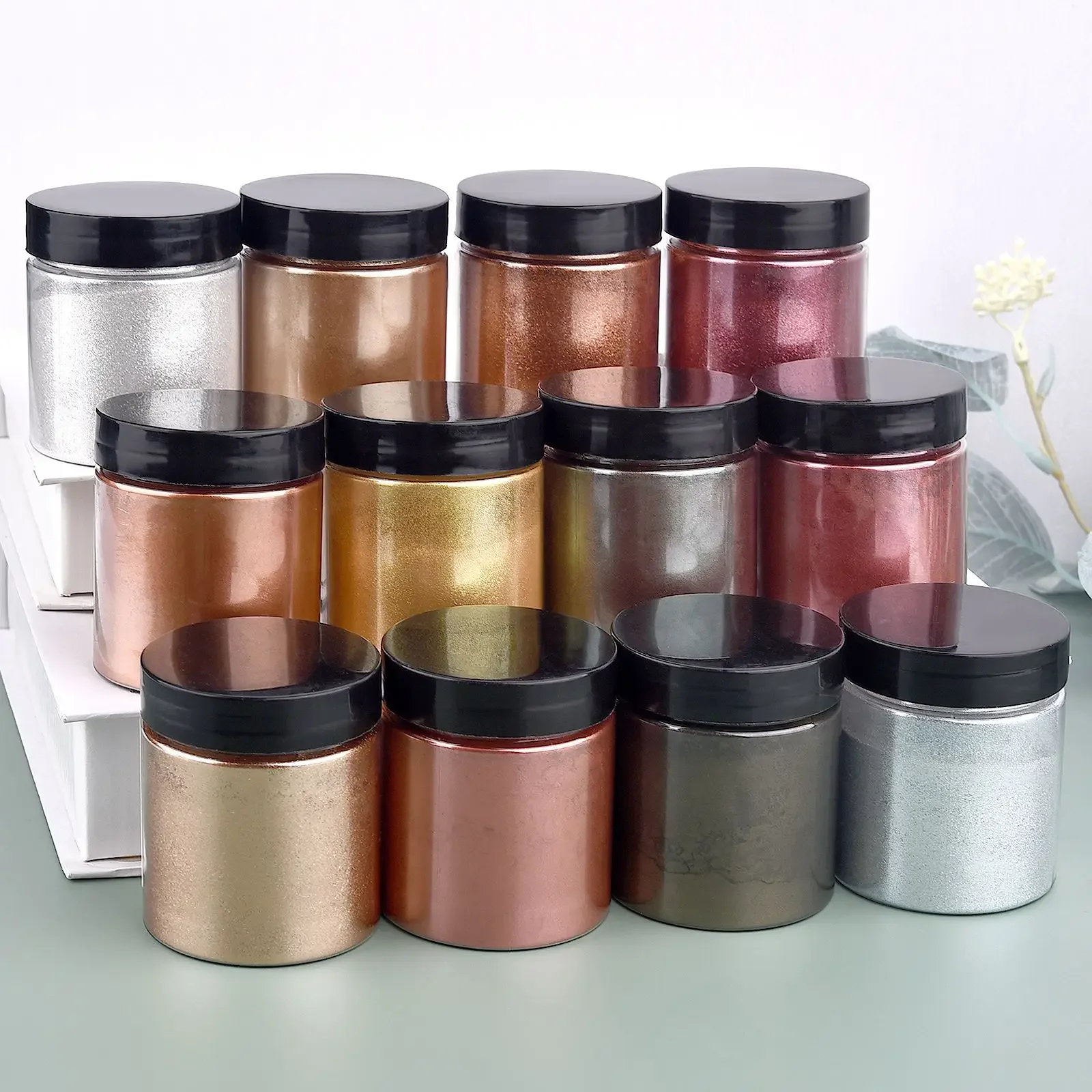 50g/Fles Metallic Glitter Poed - Resin Dye Opaque recensie en prijs
