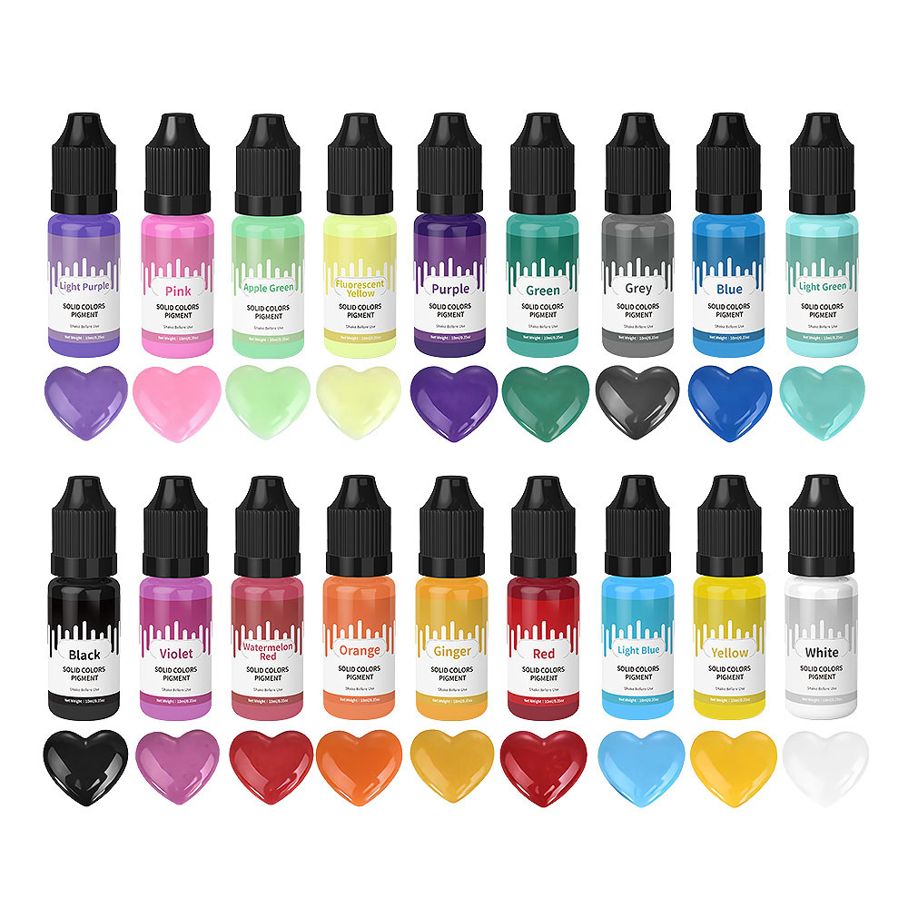 18 Kleuren 10 ml Macaron Effen - Resin Dye Opaque recensie en prijs