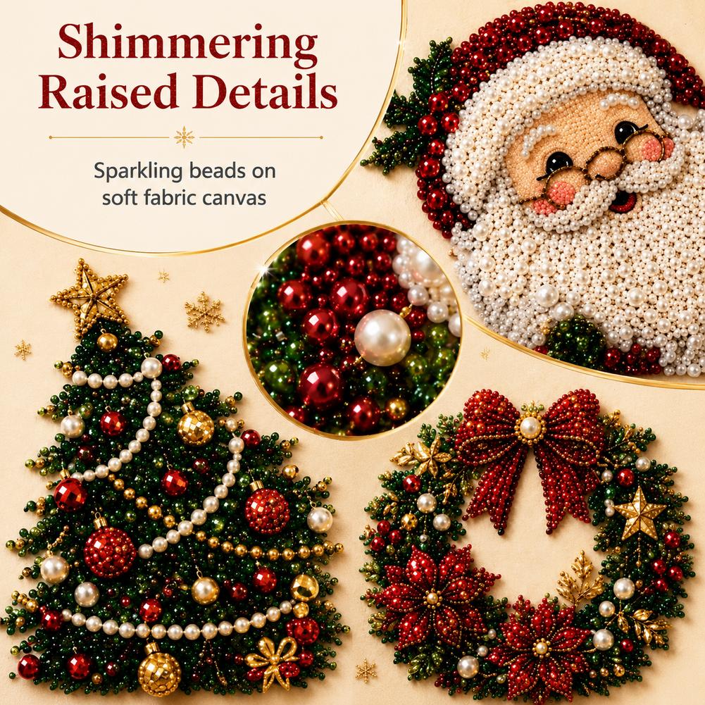 Kerstmis Kerstman Parel Kunst  - Resin Art Wall Decor recensie en prijs
