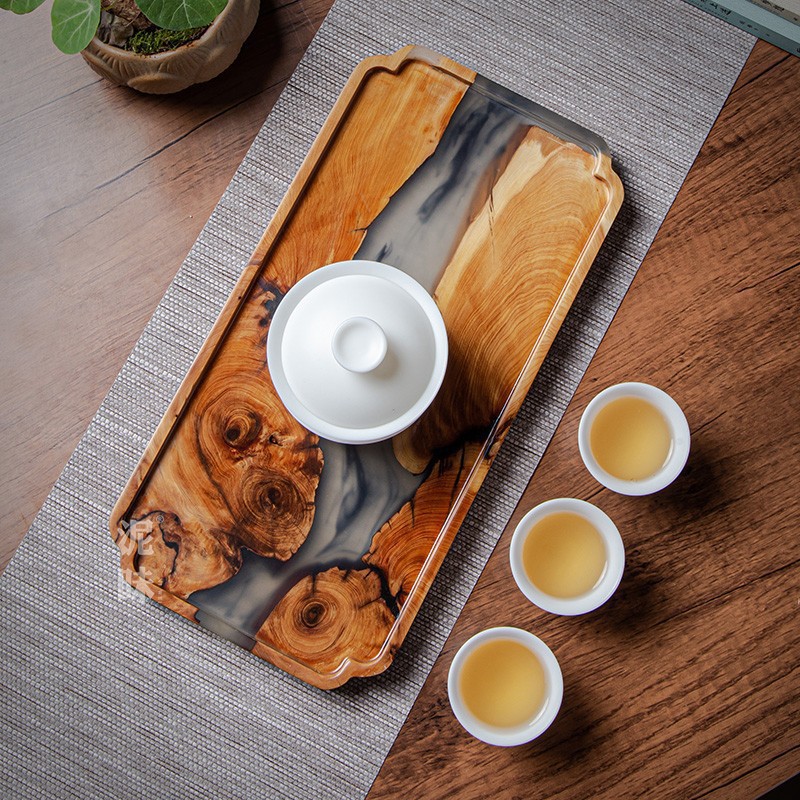 Japanse Zen-stijl Thuja houten - Resin Art Wooden Tray recensie en prijs