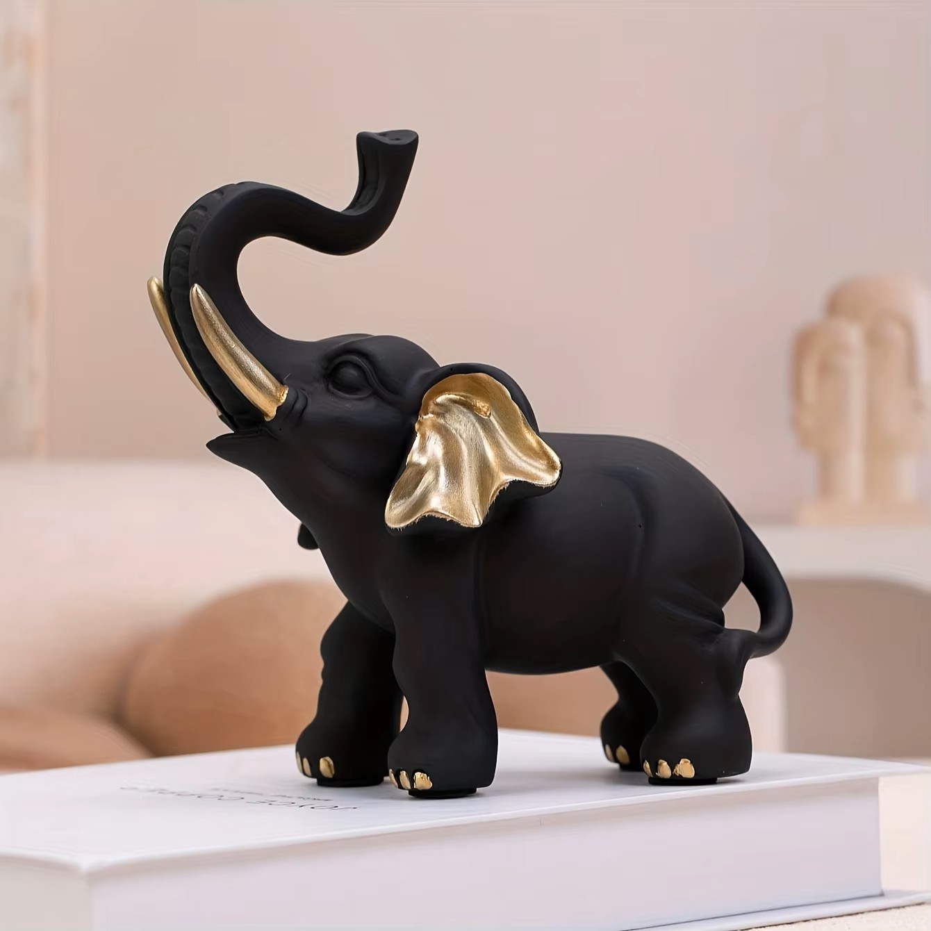 1-delig zwart goud geluksolifa - Resin Art Decoration Items recensie en prijs