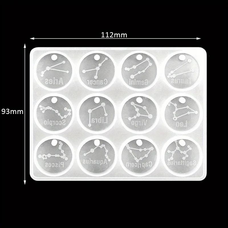 12 Zodiac Constellation Hars M - Resin Art Jewellery recensie en prijs