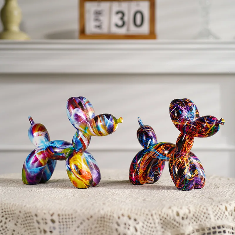 Hars Graffiti Ballon Hond Beel - Resin Art Decoration Items recensie en prijs