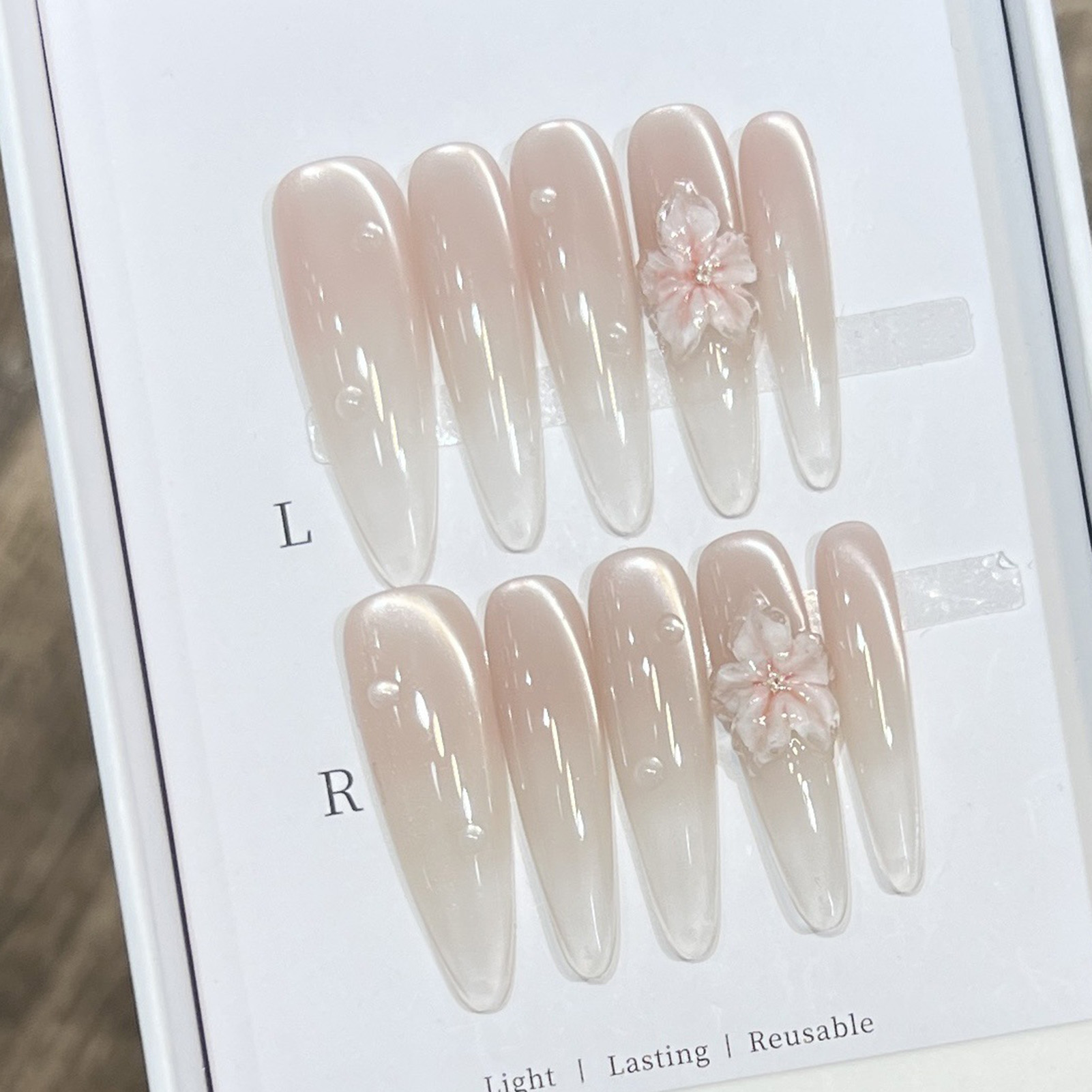 10 stuks lange amandel nepnage - Resin Art Flowers recensie en prijs