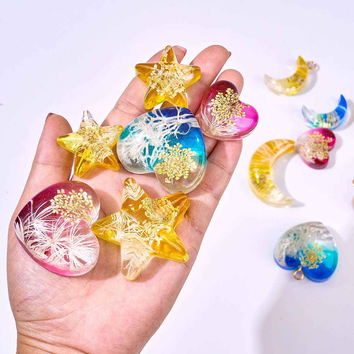Hart Ster Maan Hanger Silicone - Resin Art Jewellery recensie en prijs