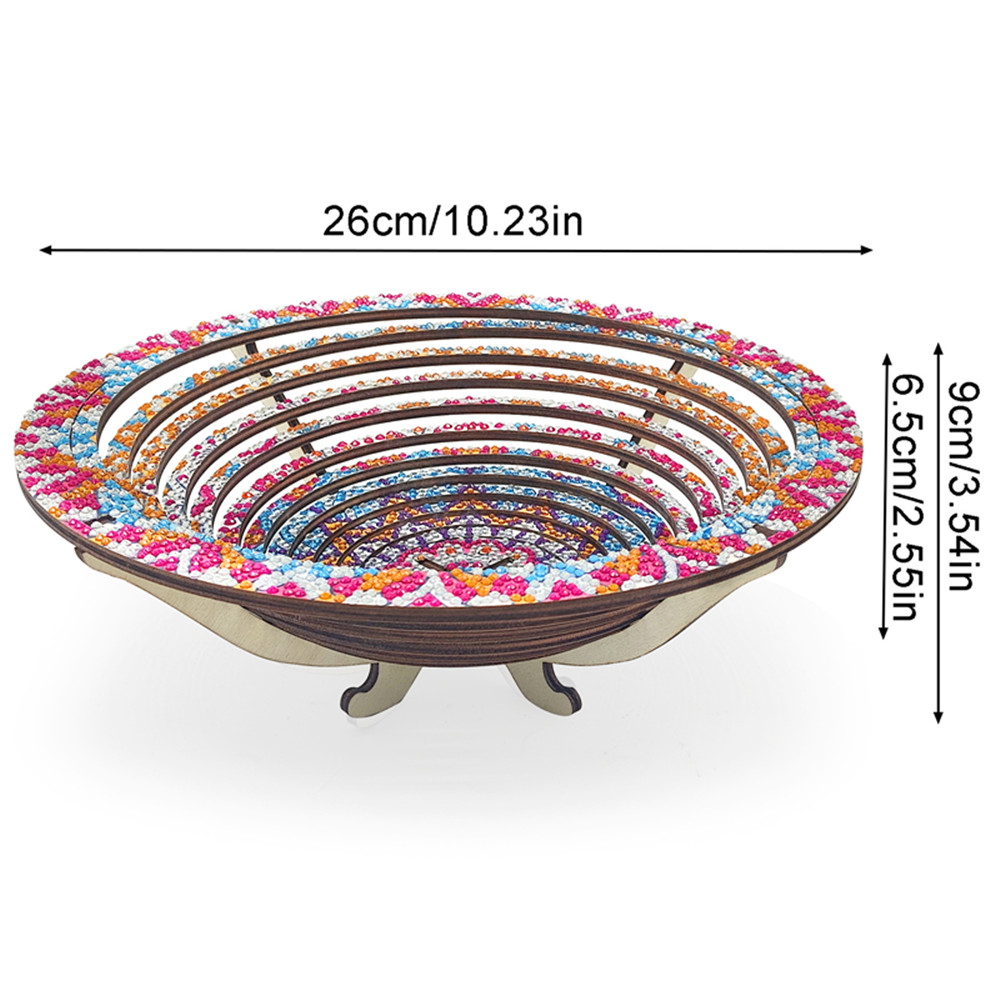 Houten Mandala 5D Diamond Pain - Resin Art Wooden Tray recensie en prijs