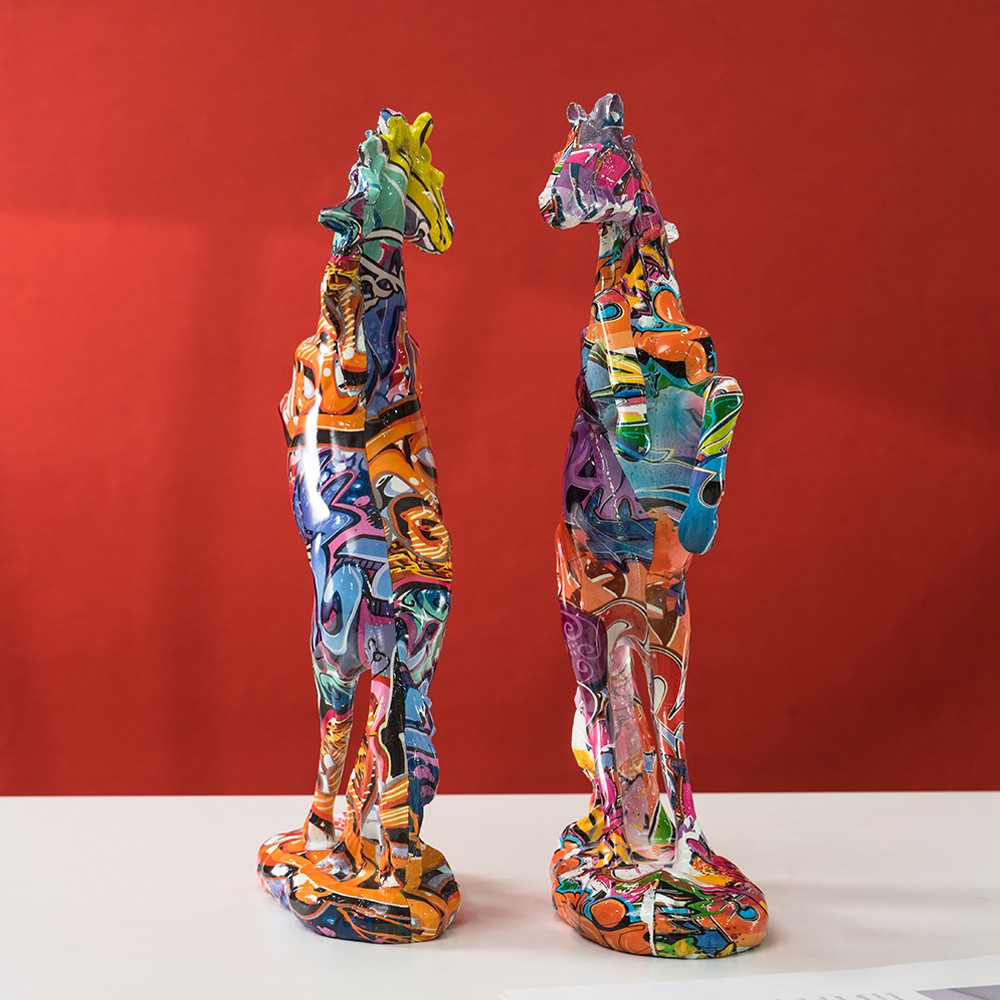 Graffiti met paardenstandbeeld - Resin Art Decoration Items recensie en prijs