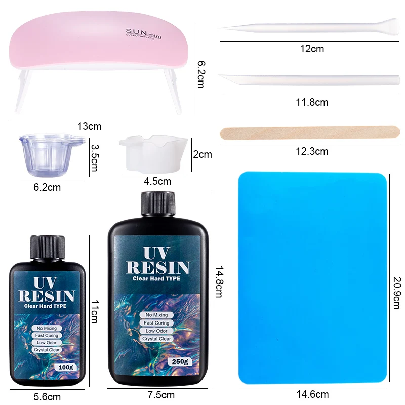Harde UV-harslijmset Snel uith - Resin Art Jewellery recensie en prijs