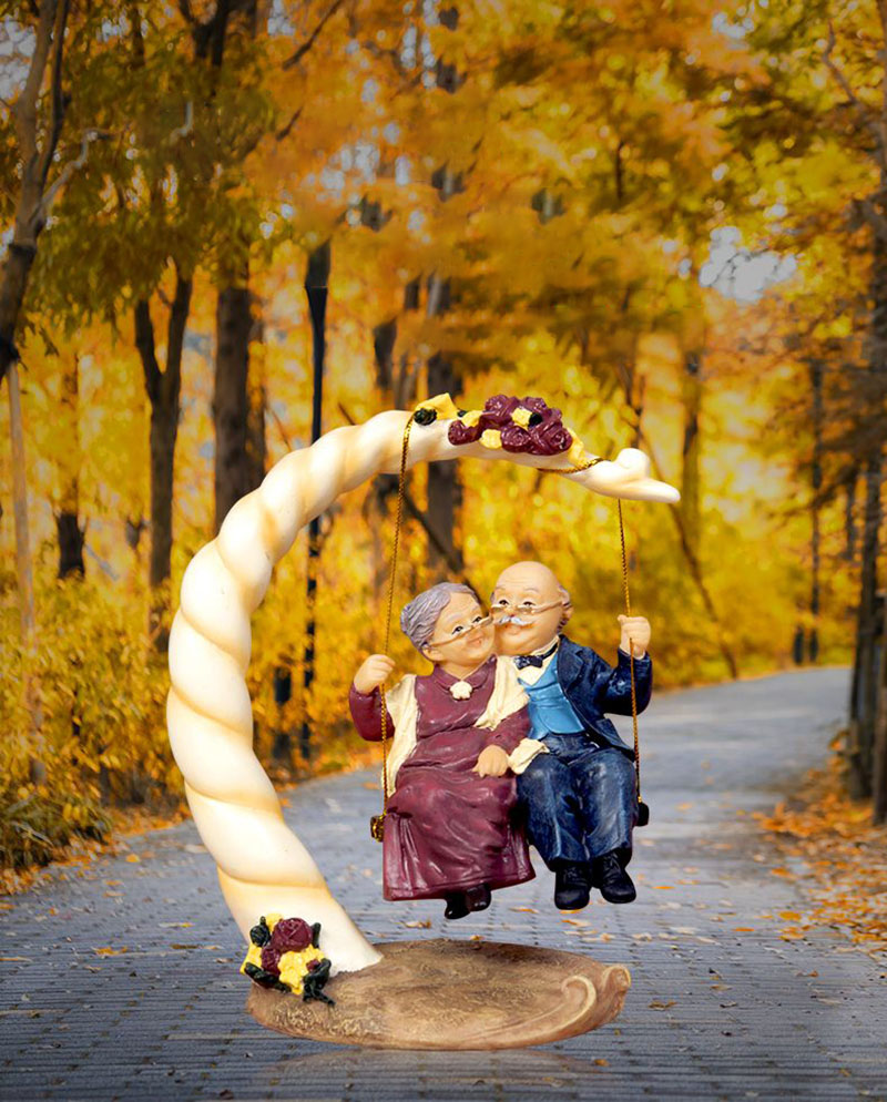 Chinese Swing Oude Koppels Har - Resin Art Decoration Items recensie en prijs