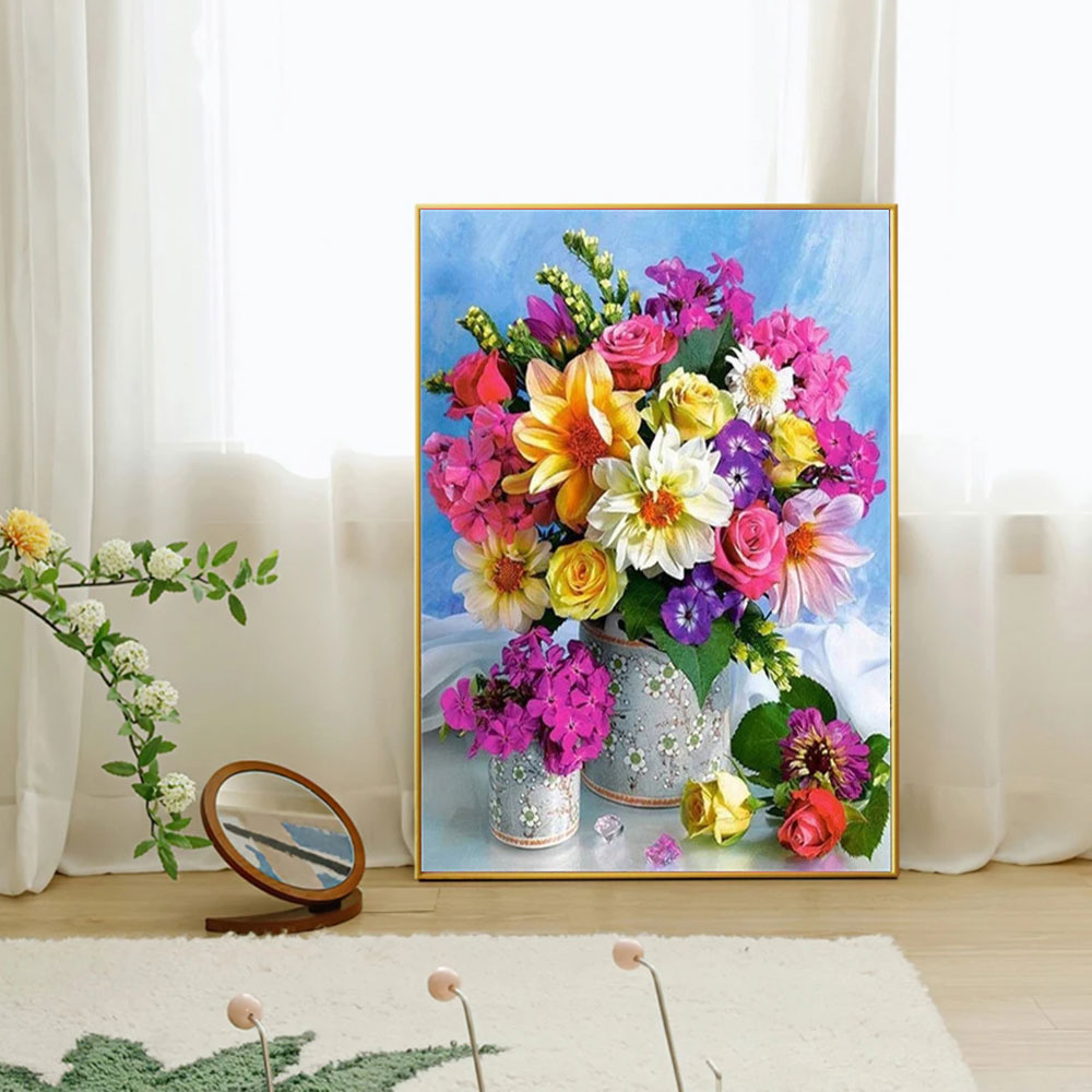Volledige diamantmozaïek bloem - Resin Art Wall Decor recensie en prijs