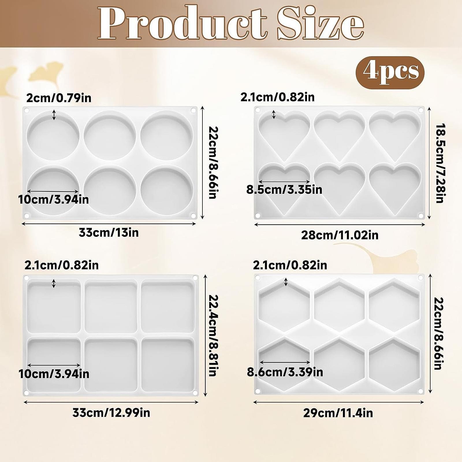4 stuks diepe hars onderzetter - Resin Art Coasters recensie en prijs