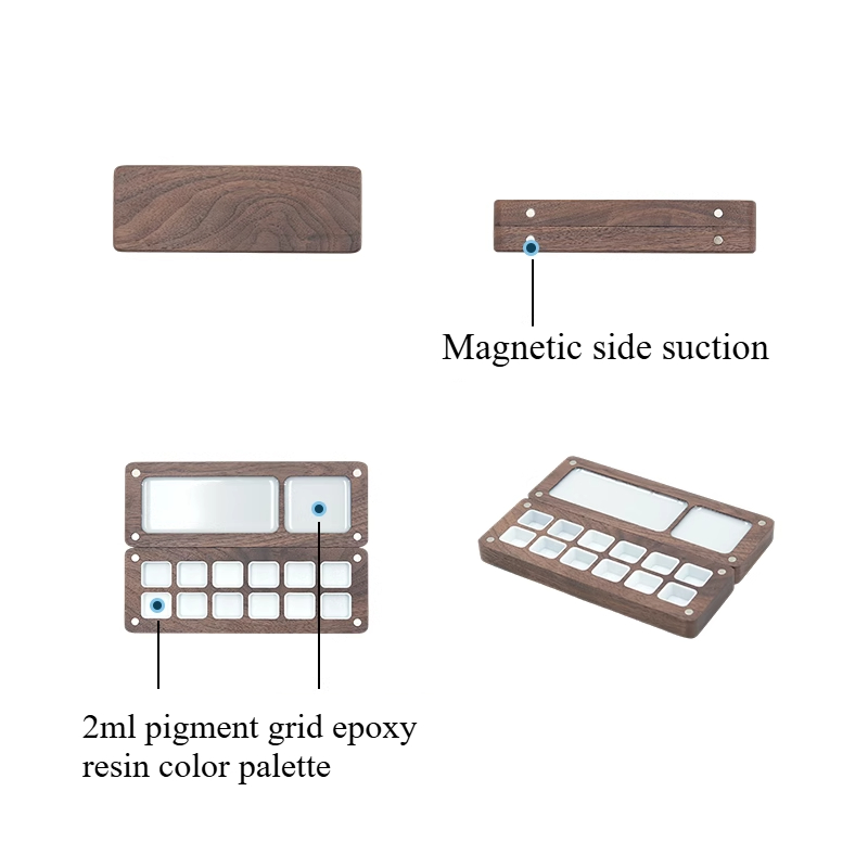 Massief houten aquarelpigmentd - Resin Art Wooden Tray recensie en prijs