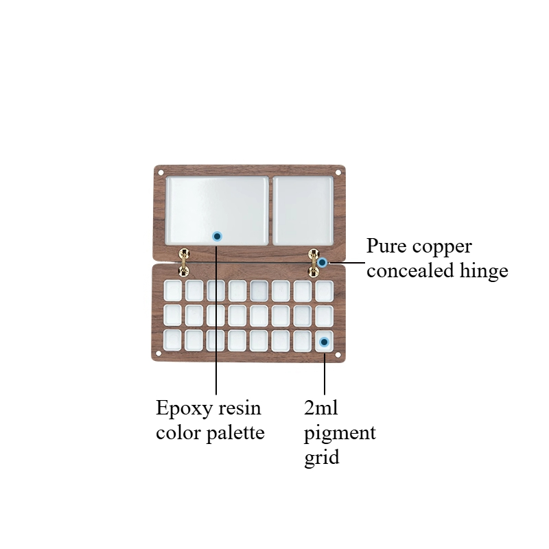 Massief houten aquarelpigmentd - Resin Art Wooden Tray recensie en prijs