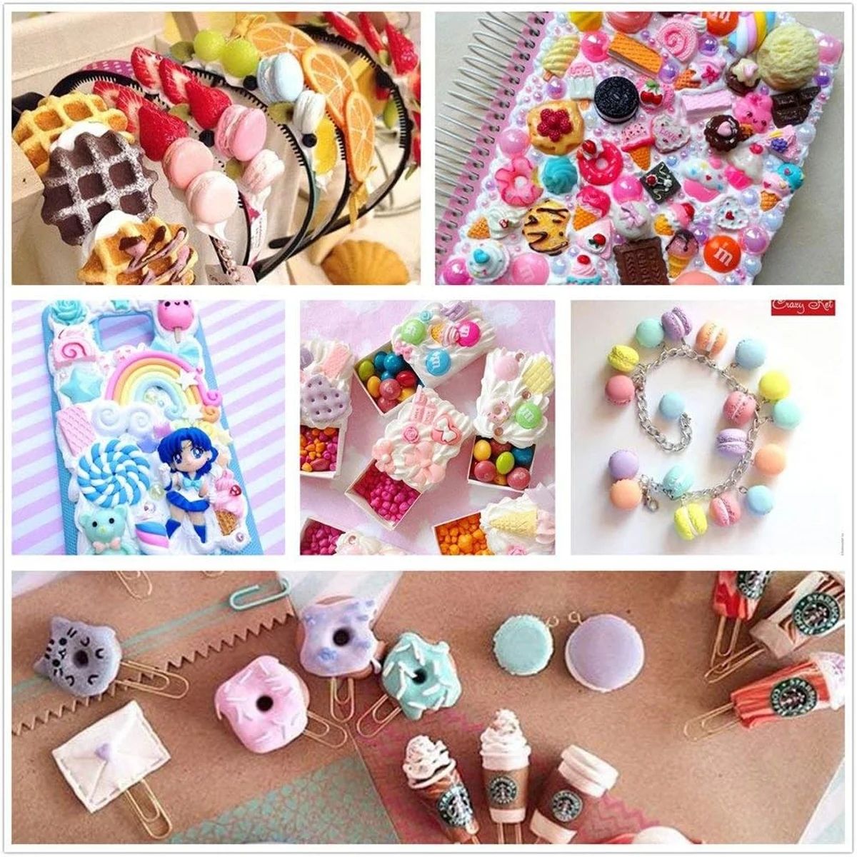 30pcs Willekeurige Snoep Slime - Resin Art Jewellery recensie en prijs