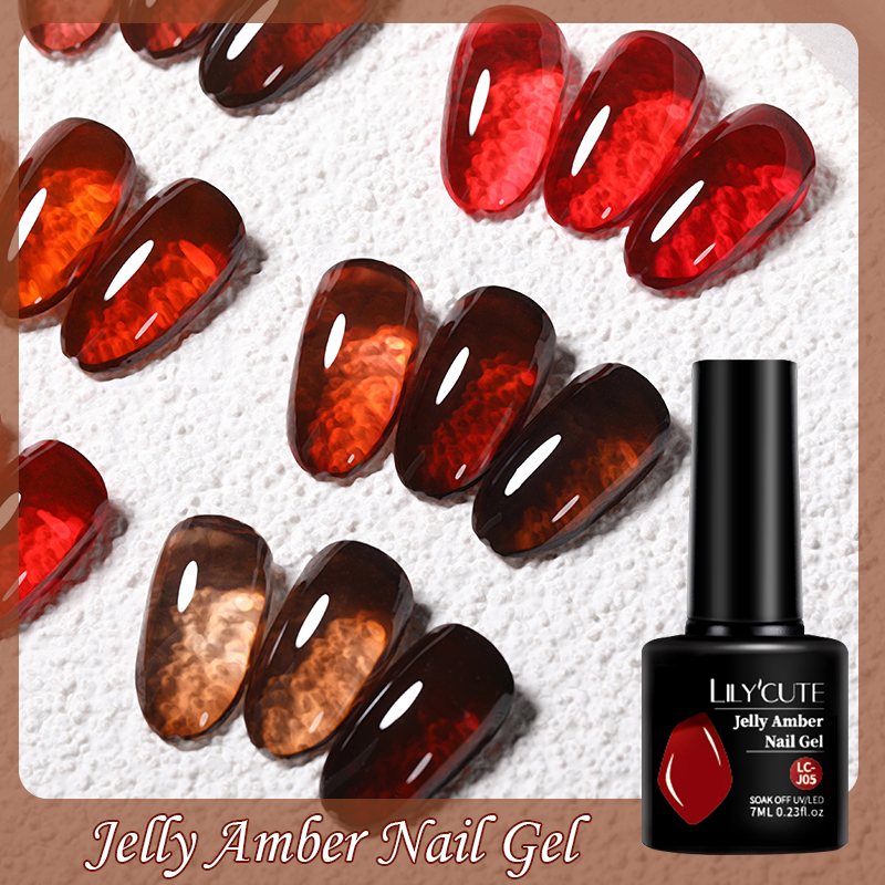 LILYCUTE 7ML Jelly Amber Gel N - Resin Dye Opaque recensie en prijs