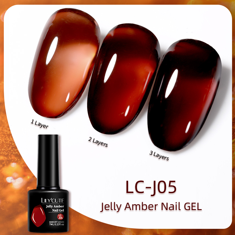 LILYCUTE 7ML Jelly Amber Gel N - Resin Dye Opaque recensie en prijs