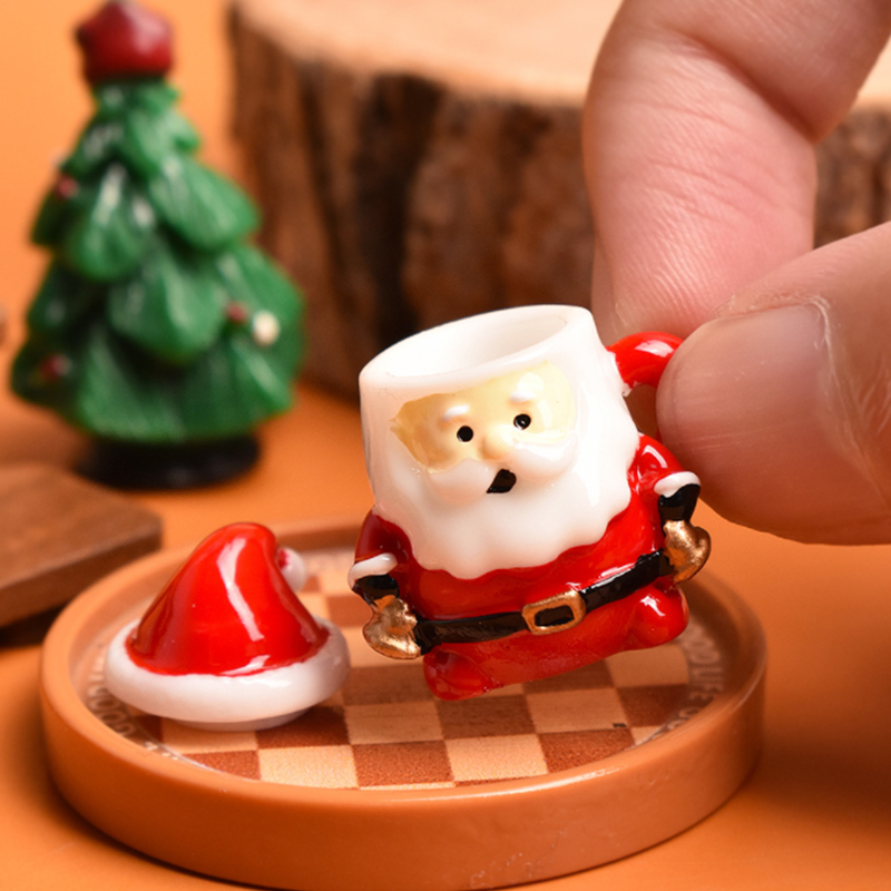 Mini Santa Theekopje Ornament  - Resin Art Supplies recensie en prijs