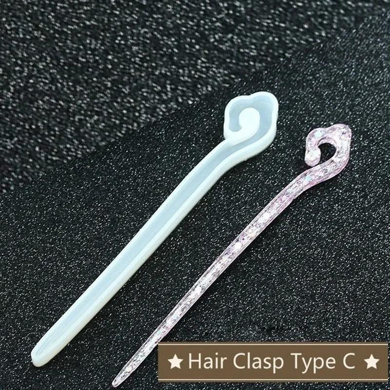 Nieuwe transparante haarspeld  - Resin Art Supplies recensie en prijs