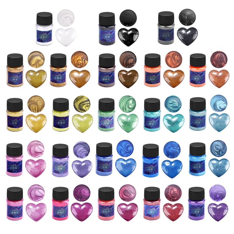24 Kleuren Epoxyhars Dye Mica  - Resin Dye Opaque recensie en prijs