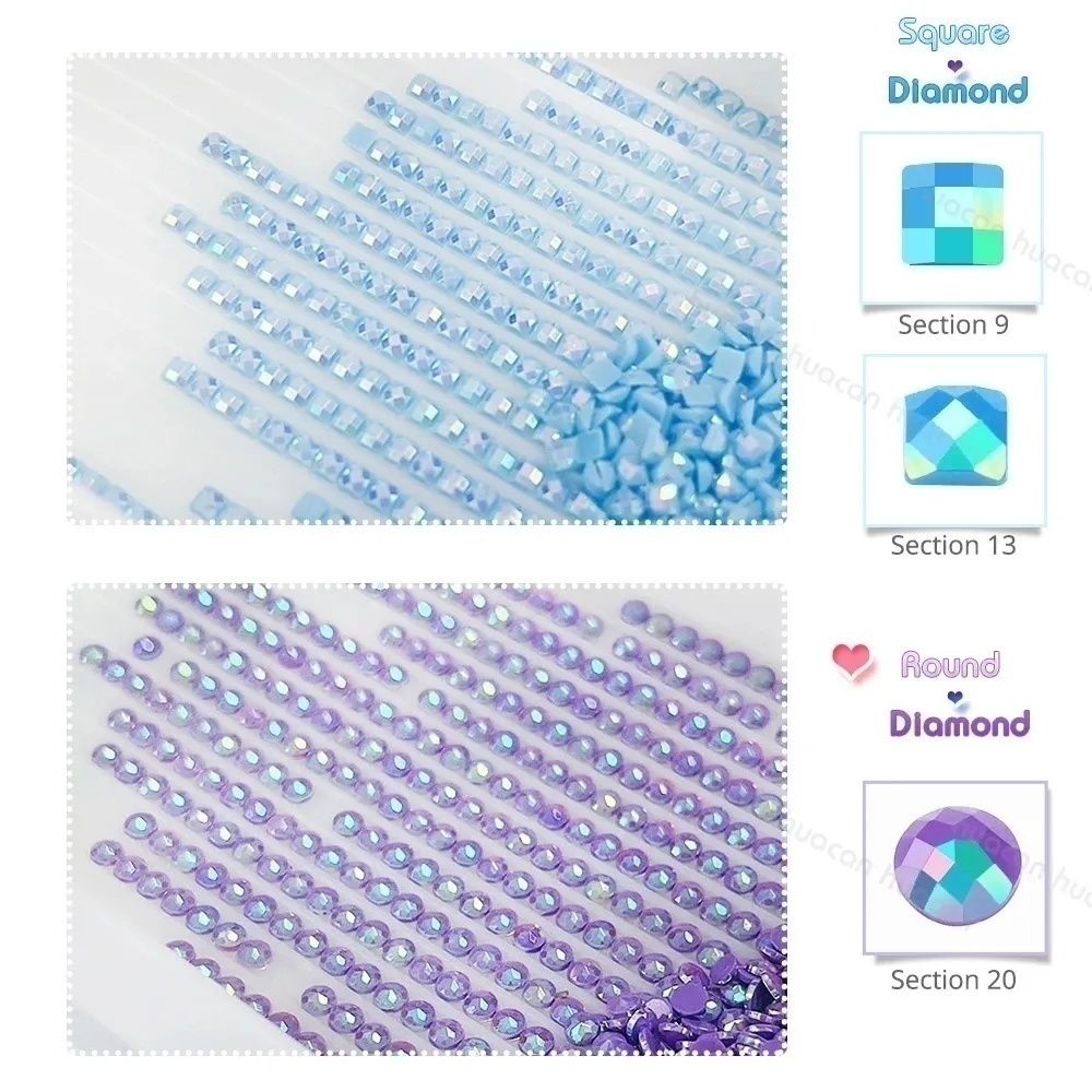 Frameloze, cartoon diamantschi - Resin Art For Beginners recensie en prijs