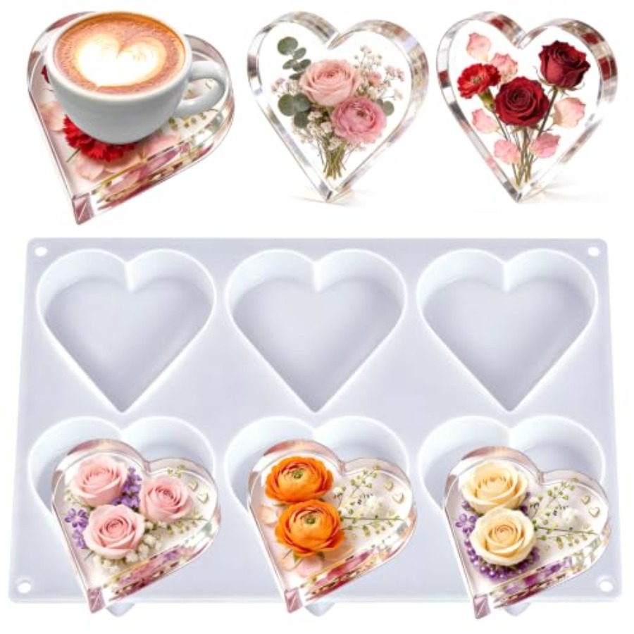 Diepe Coaster Harsenmallen Sil - Resin Art Coasters recensie en prijs