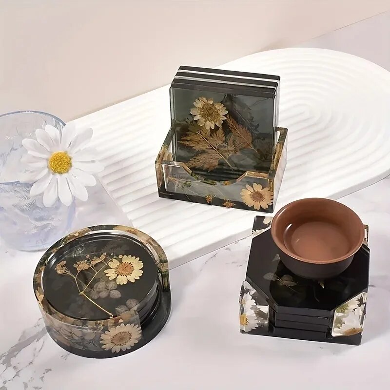 Coaster hars mallen set inclus - Resin Art Jewellery recensie en prijs