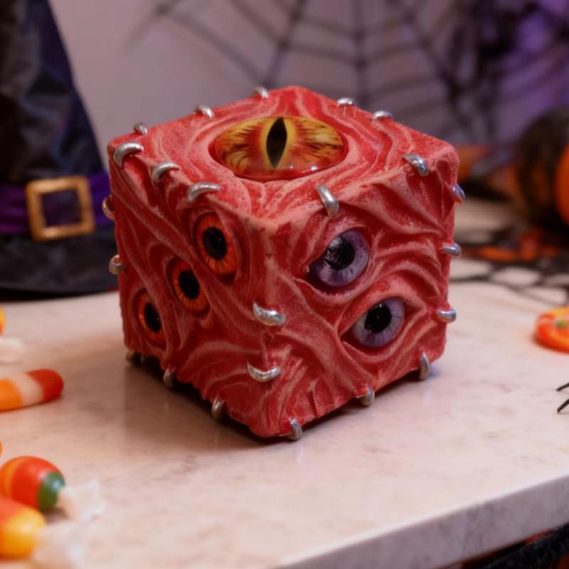 Abstracte ogen duivel dobbelst - Resin Art Decoration Items recensie en prijs