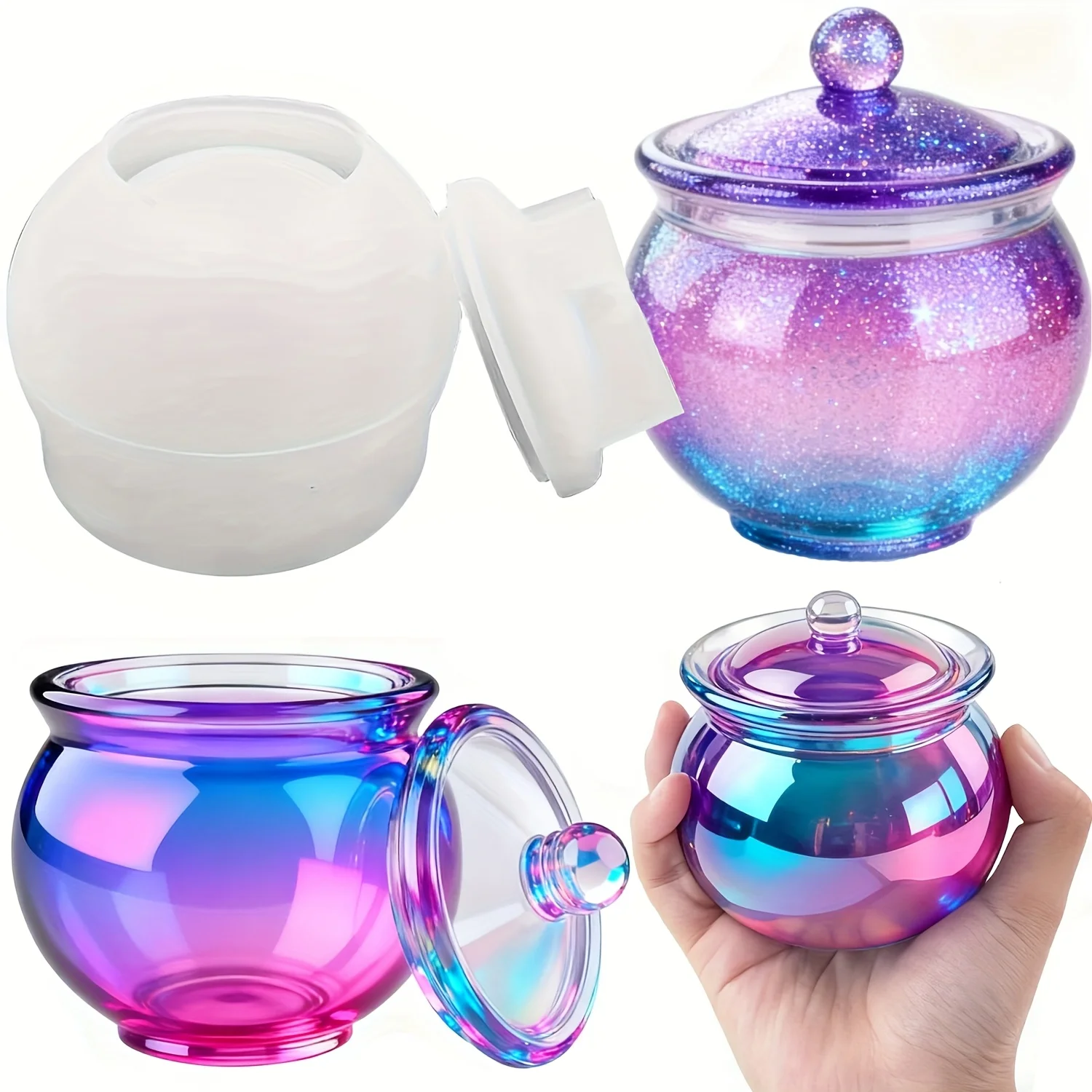 1 set ronde hars kunnen mallen - Resin Art Jewellery recensie en prijs