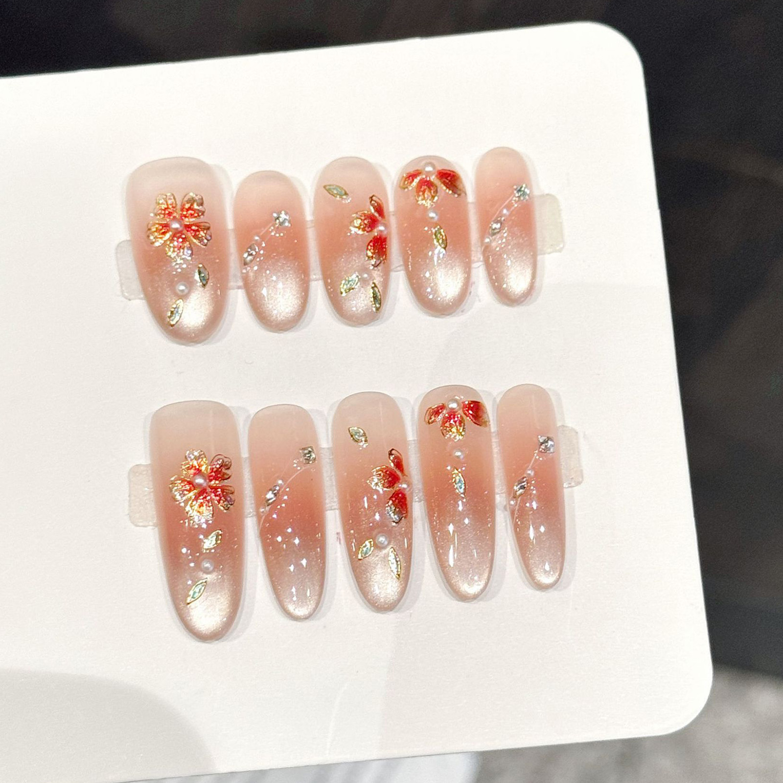 10 stuks handgemaakte nepnagel - Resin Art Flowers recensie en prijs